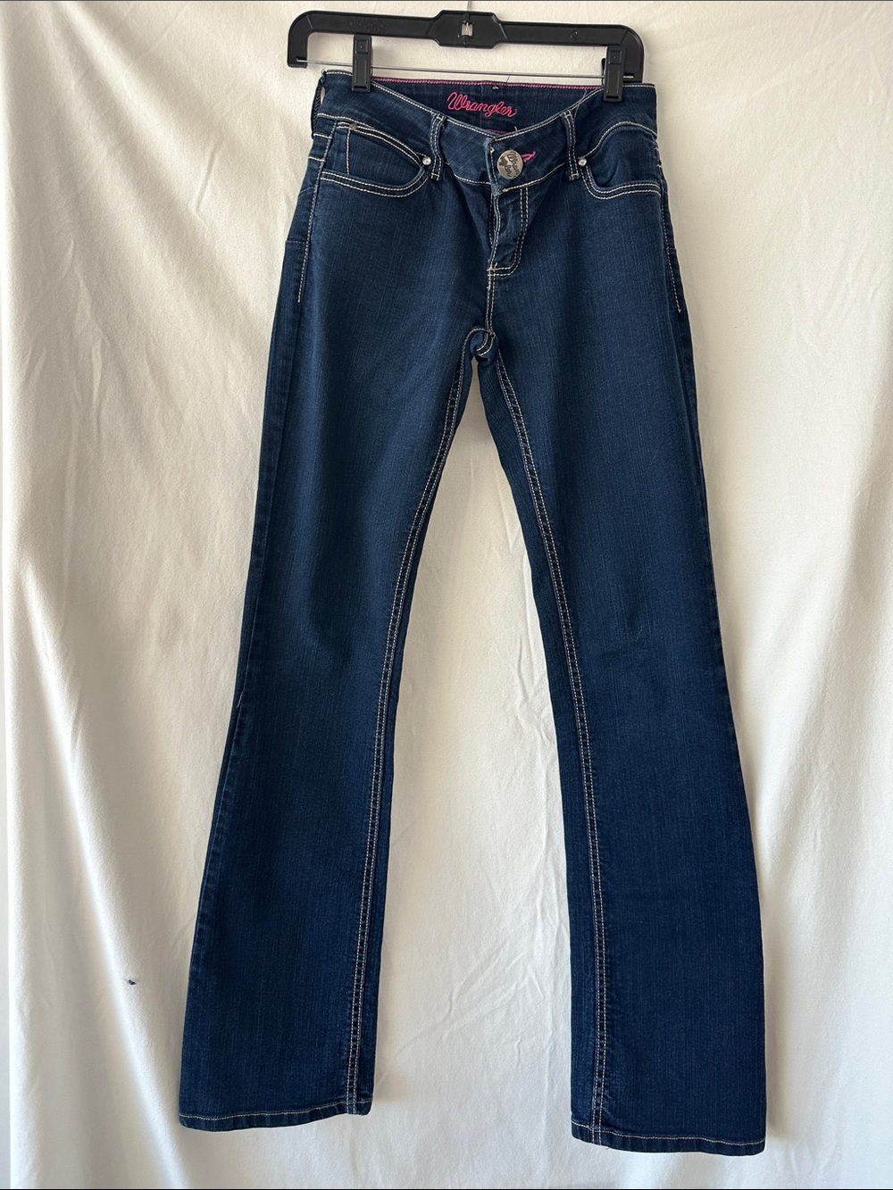 Wrangler Women's Dark Blue Flare Jeans